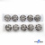 119-01 Кнопки пришивные декоративные металл 21 мм, цв.-никель - купить в Уссурийске. Цена: 21.54 руб.