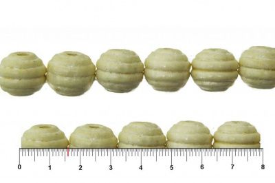 0309-Бусины деревянные "ОмТекс", 16 мм, упак.50+/-3шт, цв.035-белый - купить в Уссурийске. Цена: 62.22 руб.