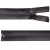 Молния водонепроницаемая PVC Т-7, 60 см, разъемная, цвет (301) т.серый - купить в Уссурийске. Цена: 49.39 руб.