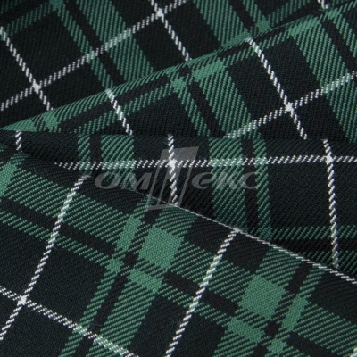 Ткань костюмная Клетка 25577, т.зеленый/зеленый./ч/бел, 230 г/м2, шир.150 см - купить в Уссурийске. Цена 539.74 руб.