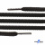 Шнурки #106-09, круглые 130 см, цв.чёрный - купить в Уссурийске. Цена: 21.92 руб.