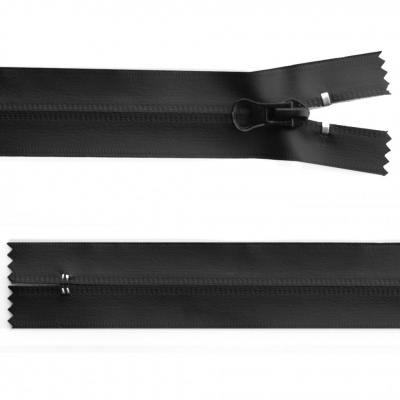 Молния водонепроницаемая PVC Т-7, 18 см, неразъемная, цвет чёрный - купить в Уссурийске. Цена: 21.20 руб.