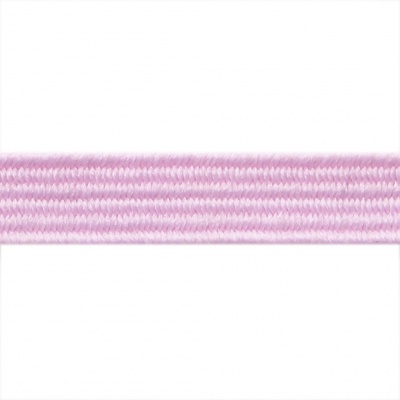 Резиновые нити с текстильным покрытием, шир. 6 мм ( упак.30 м/уп), цв.- 80-розовый - купить в Уссурийске. Цена: 155.22 руб.