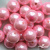 0404-00108-Бусины пластиковые под жемчуг "ОмТекс", 16 мм, (уп.50гр=24+/-1шт) цв.101-св.розовый - купить в Уссурийске. Цена: 44.18 руб.