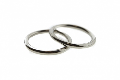 Кольцо металлическое d-32 мм, цв.-никель - купить в Уссурийске. Цена: 3.54 руб.