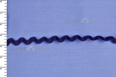Тесьма плетеная "Вьюнчик"/т.синий - купить в Уссурийске. Цена: 48.03 руб.