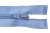 Спиральная молния Т5 351, 40 см, автомат, цвет св.голубой - купить в Уссурийске. Цена: 13.03 руб.