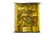 Пайетки "ОмТекс" на нитях, SILVER SHINING, 6 мм F / упак.91+/-1м, цв. 48 - золото - купить в Уссурийске. Цена: 356.19 руб.