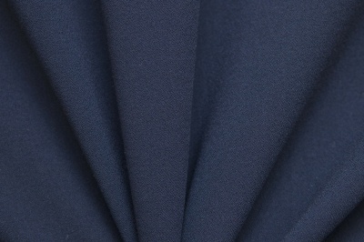 Костюмная ткань с вискозой "Бриджит", 210 гр/м2, шир.150см, цвет т.синий - купить в Уссурийске. Цена 570.73 руб.