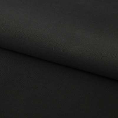 Костюмная ткань с вискозой "Меган", 210 гр/м2, шир.150см, цвет чёрный - купить в Уссурийске. Цена 382.42 руб.