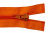 Спиральная молния Т5 849, 75 см, автомат, цвет оранжевый - купить в Уссурийске. Цена: 16.28 руб.