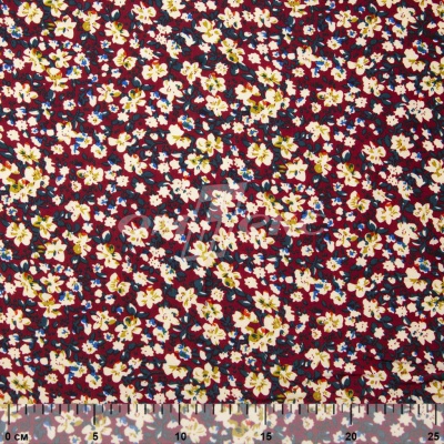 Плательная ткань "Софи" 5.1, 75 гр/м2, шир.150 см, принт растительный - купить в Уссурийске. Цена 243.96 руб.