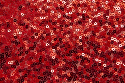 Сетка с пайетками №18, 188 гр/м2, шир.130см, цвет красный - купить в Уссурийске. Цена 371 руб.
