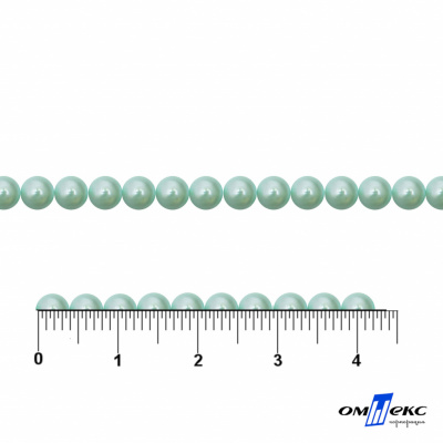 0404-5146G-Полубусины пластиковые круглые "ОмТекс", 4 мм, (уп.50гр=2500+/-10шт), цв.086-бл.бирюза - купить в Уссурийске. Цена: 63.50 руб.