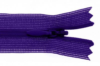 Молния потайная Т3 866, 50 см, капрон, цвет фиолетовый - купить в Уссурийске. Цена: 8.62 руб.