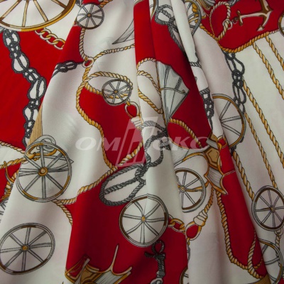 Плательная ткань "Фламенко" 13.1, 80 гр/м2, шир.150 см, принт этнический - купить в Уссурийске. Цена 241.49 руб.
