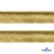 Кант атласный 136, шир. 12 мм (в упак. 65,8 м), цвет золото - купить в Уссурийске. Цена: 433.08 руб.