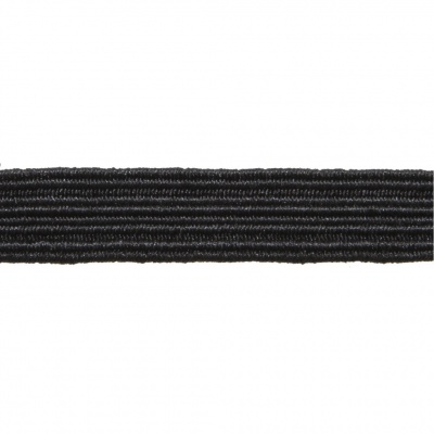 Резинка продежка С-52, шир. 7 мм (20 шт/10 м), цвет чёрный - купить в Уссурийске. Цена: 1 338.93 руб.