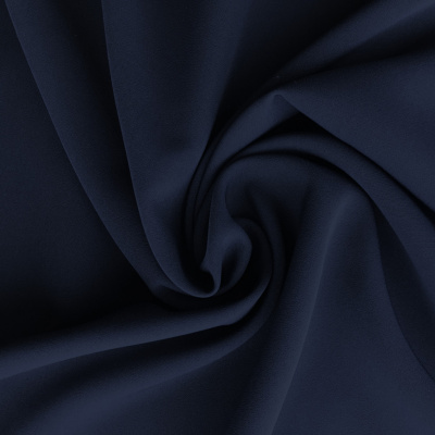 Костюмная ткань "Элис", 220 гр/м2, шир.150 см, цвет т.синий - купить в Уссурийске. Цена 308 руб.