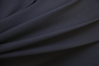 Костюмная ткань с вискозой "Флоренция" 19-4024, 195 гр/м2, шир.150см, цвет т.синий - купить в Уссурийске. Цена 491.97 руб.