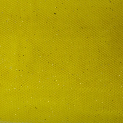 Сетка Глиттер, 24 г/м2, шир.145 см., желтый - купить в Уссурийске. Цена 117.24 руб.