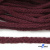 Шнур плетеный d-6 мм круглый, 70% хлопок 30% полиэстер, уп.90+/-1 м, цв.1070-бордовый - купить в Уссурийске. Цена: 588 руб.